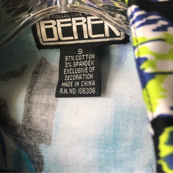 Berek blue print jacket- size S - Picture 6 of 7